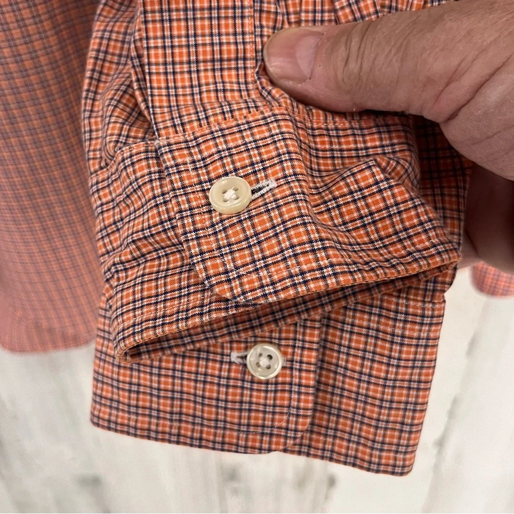 Ralph Lauren Custom Fit Men’s Button Down Shirt Size Large 100% Cotton - Picture 6 of 7